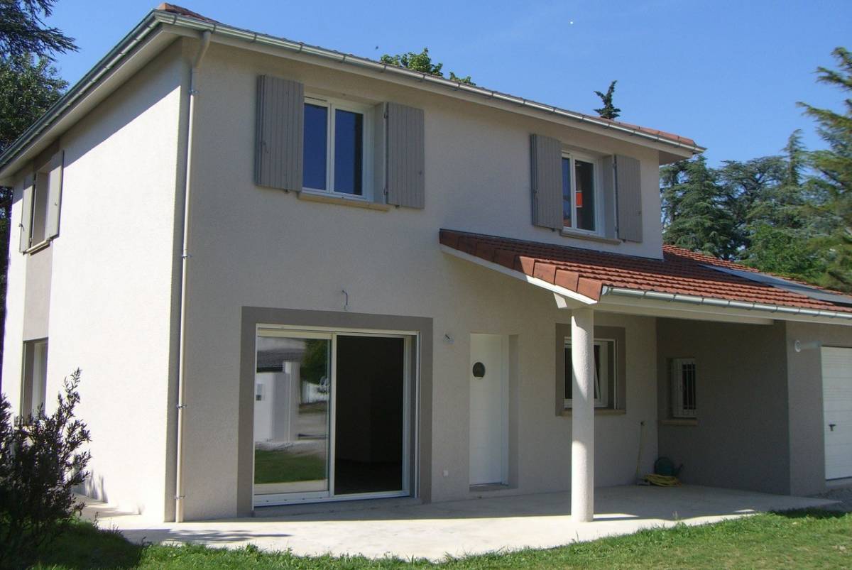 Construction d'une maison bioclimatique neuve à étage, à Valence